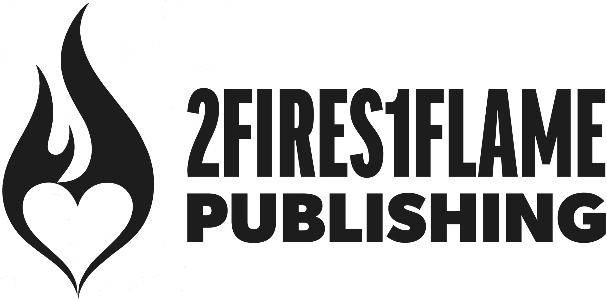 2Fire1Flame Logo Black